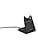 Jabra Evolve2 65 Wireless PC Headset with Charging Station - Microsoft Teams Certified Mono Headset Earphone with Long Life Battery - USB-A Bluetooth Adapter - Black - Image 5