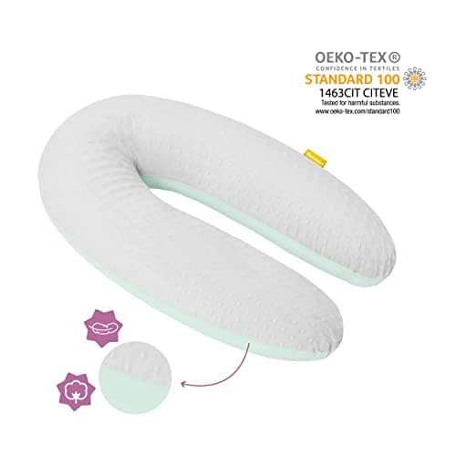 Badabulle Evolutif Fluffy Nursing Pillow, Polyester for Body, Back, Pregnancy, Legs - Image 4