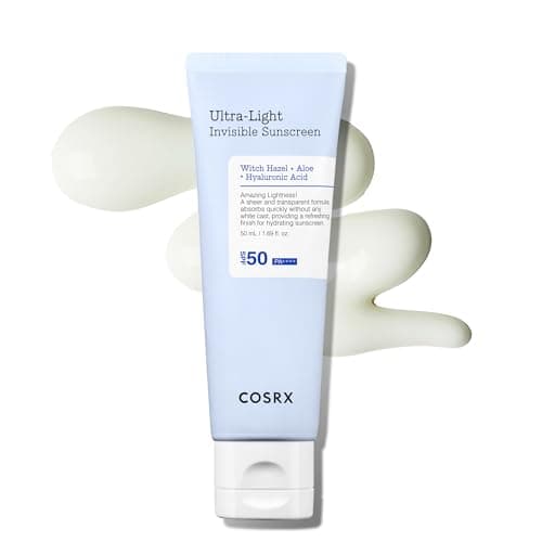 COSRX Ultra Light Invisible Sunscreen | SPF50 PA++++, Pas d'écran solaire White Cast, léger et à absorption rapide, protection UV, hydratation boost pour peau endommagée par le soleil, Korean Skincare - Image 3
