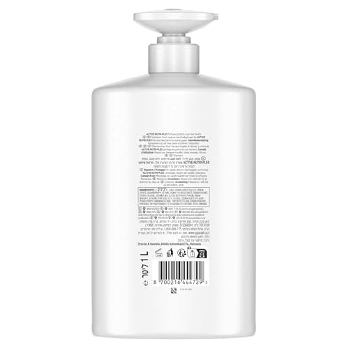 Pantene Pro-V Repair & Protect Shampoing 1000ml Pompe pour Cheveux Fragiles, Secs et Abîmés, Nettoie en Douceur et Protège les Ponts Capillaires, Sans Silicones, Huiles Minérales et Colorants - Image 4