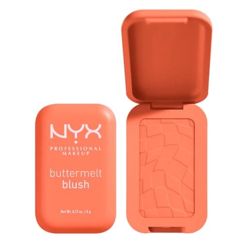 NYX PROFESSIONAL MAKEUP - Blush en Poudre, enrichi en beurre de mangue, beurre d'amande & beure de karité - Texture Fondante - Formule Vegan - Buttermelt Blush, Teinte : The Butta - Image 3