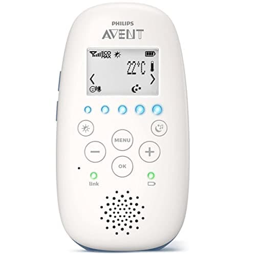 Philips AVENT SCD735/26 Video Baby Monitor 330m Radio Blue/White - Baby Monitor (330m, Digital, 50m, 330m, Radio, Blue, White) - Image 5