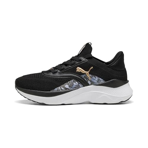 PUMA Softride Mayve Bloom WNS Women's Road Running Shoes, PUMA Black, Rose Gold, 40.5 EU - Image 4