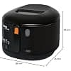 Tefal FF1608 Simply One Electric Deep Fryer, XL Capacity for up to 1.2 kg of French Fries, Exclusive Cooling Wall System, Dishwasher Safe Parts, Window, Adjustable Thermostat, - Image 4