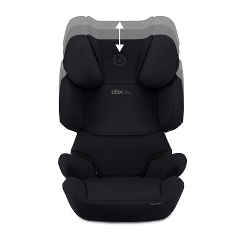 CBX by CYBEX Solution X i-Fix Children's Car Seat, for Cars with and without ISOFIX, Ages 3 to 12 Approx. (100 – 150 cm), Approx. 15 to 50 kg, Pure Black - Image 4