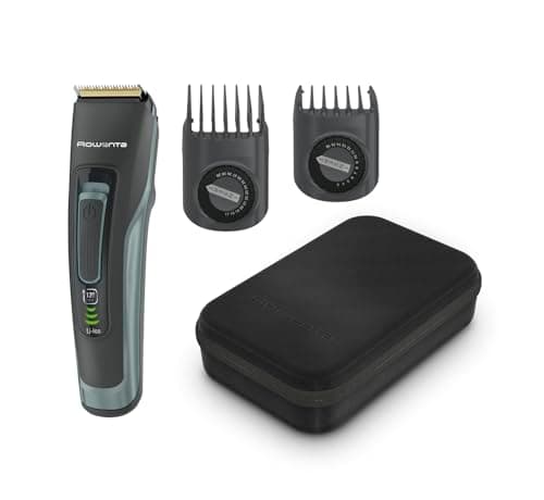 Rowenta Advancer Tondeuse à cheveux et tondeuse à barbe pour homme, 2 peignes réglables offrent 29 longueurs de coupe confortables, fonctionnalité TN5224 - Image 2