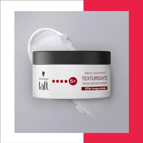 Taft - Schwarzkopf - Styling paste - Texturizing carbon paste - Shine - Very strong hold - Gentle on hair - Long lasting hold - No sticky effect - Formula Provitamin B5-100 ml - Image 8