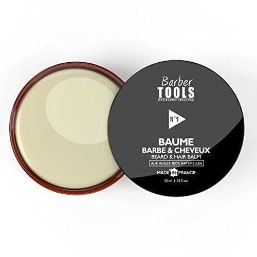 Beard & Hair Balm | N°1 | with 100% natural oils - Made in France - Nourishes, hydrates and structure. Based on 2 waxes, 2 butters, 5 vegetable oils, 2 essential oils, vitamin E (30 ml) - Image 5