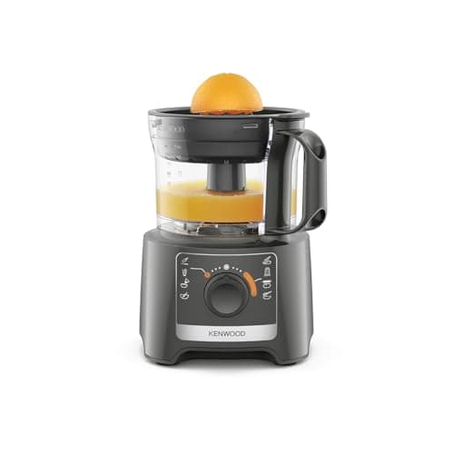 Kenwood MultiPro Compact FDP31.360GY, Food Processor, Kneading and Slicing Disc, Citrus Press, Blender 1.2L, 2 Speeds + Pulse, Bowl 2.1L, 800W, Grey - Image 6