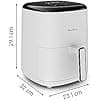Moulinex Easy Fry Compact, Oil-free Fryer, Compact 3 L, 4 People, 10 Programs, Air Fryer, Digital Screen, EZ145A20, Grey - Image 5