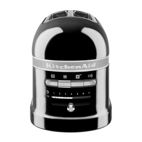 KitchenAid Artisan Toaster for 2 Slices - 7 Levels of Burning and Defrost Function - Vintage Design - 2 Wide Slots - Toaster with Sandwich Holder - Onyx Black - Image 5