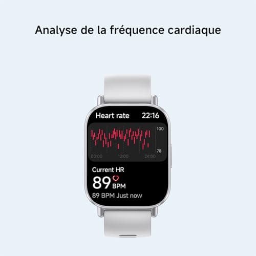 XIAOMI Redmi Watch 5 Active – Montre connectée Fitness, écran LCD 51mm, 18j autonomie, appels Bluetooth, 140+ Modes Sport, Suivi du Sommeil, 5ATM, GPS, Android & iOS, Noir - Image 8