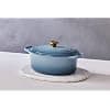 Le Creuset Chambray 21178294344441 Signature Enamelled Cast Iron Casserole Dish with Lid, 29 cm, Oval, 4.7 L, 4.7 kg - Image 7