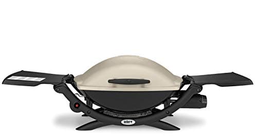 Weber Q2000 55 x 39 cm Gas Barbecue with Folding Side Tables Titanium (53060079) - Image 2
