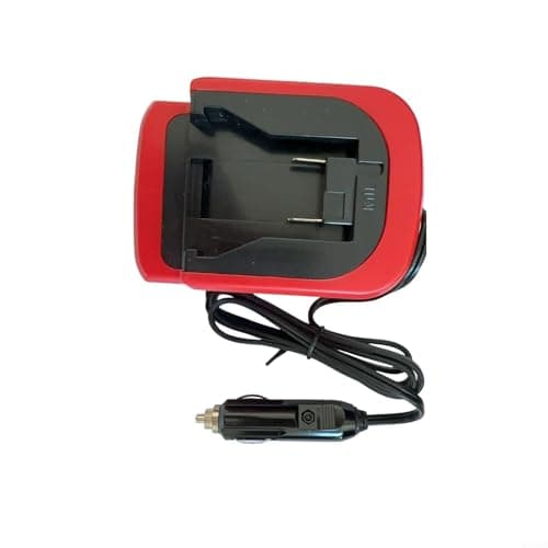 Car Charger Fast Charger for Bosch BAT622 BAT609 Battery Compatible 18V Power for All Batteries, Portable Battery Booster Adapter Input 12/24V, Output 18/21V, 2A (Red) - Image 5