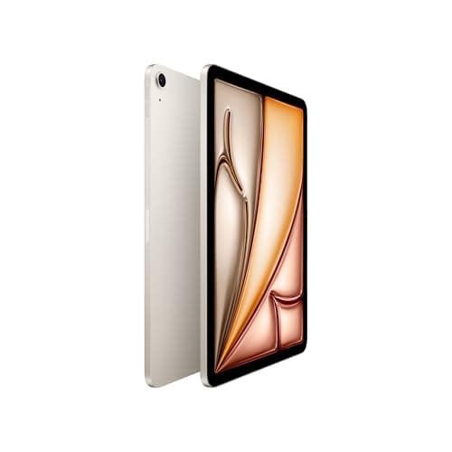 Apple iPad Air 11 Inch with M3 Chip: Apple Intelligence, Liquid Retina Display, 256GB, 12MP Front/Rear Cameras, Wi-Fi 6E, Touch ID, One-Day Battery Life - Starlight - Image 3