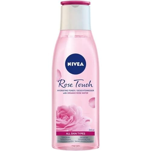 NIVEA Rose Touch Face Moisturizing Facial Tonic with Organic Rose Water 200 ml - Image 2