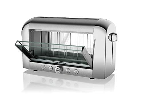 Magimix Grille-Pain - Vision - Toaster 2 Tranches avec fenêtre panoramique, quartz infrarouge, Acier Inoxydable - 1450 W, Noir - Image 6
