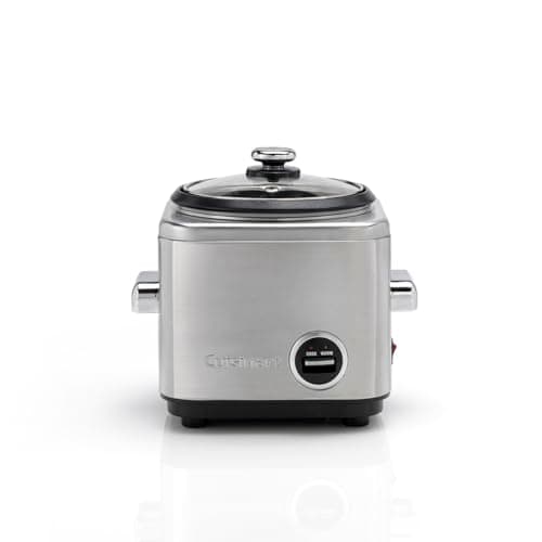 Cuisinart Rice Cooker 400g | Rice & Cereal Multicooker | Steam & Keep Warm | Retractable Wire | BPA Free Stainless Steel | Measuring Cup & Rice Spoon | Recipe Book Included - Image 2