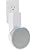 Sintron Wall Mount for Echo Pop and Google Nest, Smart Socket Holder with Built-in Cable Management, Space Saving No Bulky Cables, for Living Room, Bedroom, Kitchen (White) - Image 2