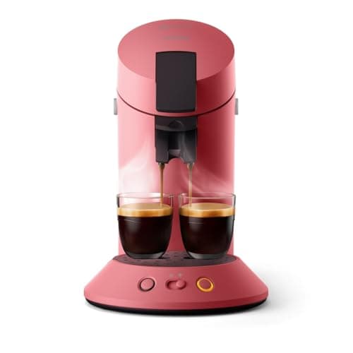 Senseo Original Plus Coffee Pod Machine, Coffee Boost Technology, 2 Cups at a Time, Recycled Plastic, Soft Red (CSA210/35) - Image 2