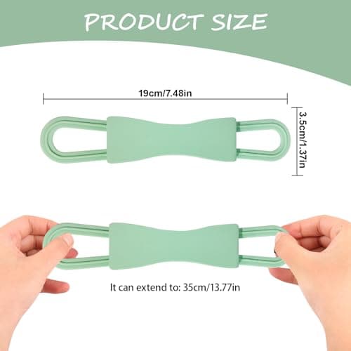 Comfortable Wrist Strap Holder for Kindle, Lightweight and Secure Hand Stand for Reading in Bed, Compatible with Kindle Paperwhite/Oasis/Kobo/Tablets 4.7-8 Inch (Matcha) - Image 3