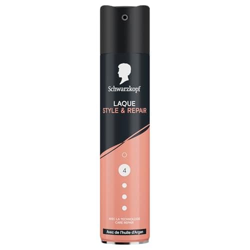 SCHWARZKOPF, Laque Style & Repair, Avec technologie Care Repair, formule à l'huile d'Argan et Provitamine B5, Végane, sans silicone, Coiffage et soin combinés, Fixation Forte,Tenue longue durée, 250ml - Image 3