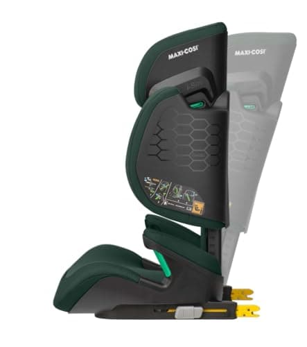 Maxi-Cosi Rodifix R i-Size, ISOFIX Car Seat, 3-12 Years, 100-150 cm, ClimaFlow Technology, G-CELL Side Impact Protection, Adjustable Height, Quick and Easy Buckle, Authentic Green - Image 3