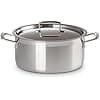 Le Creuset 96200724001000 Round Casserole Dish with Lid, 24 cm, 3-Ply Stainless Steel, Capacity 5.3 L, Silver - Image 5