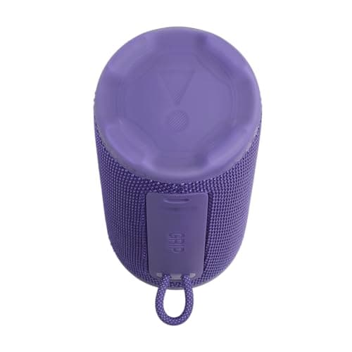 JBL Grip, Compact Bluetooth Speaker, AI Sound Boost, Waterproof and Dustproof IP68, Ambience Lighting, 14 Hours of Battery Life, Auracast Multi-Speaker Connection, Portable JBL App, Purple - Image 3