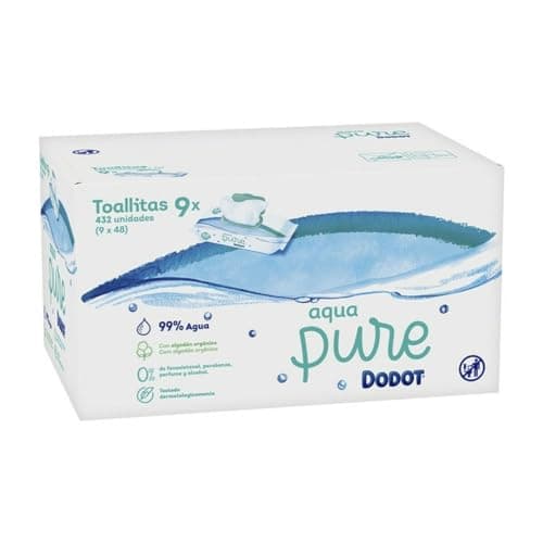 DODOT Aqua Pure Baby Wipes with 99% Water, 432 Units - Image 3