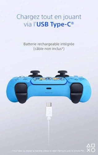 Sony, Manette PlayStation 5 officielle DualSense, Sans fil, Batterie rechargeable, Bluetooth, Compatible avec PS5, Édition : Fortnite - Image 7