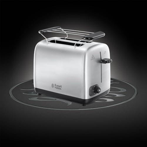 Russell Hobbs Toaster for 2 Slices Adventure Stainless Steel (2 Extra Large Slots, 6 Levels of Fast Burning, Raising & Control, Thaws, Bakery Warmer, 850W) Toaster 24080-56 - Image 3