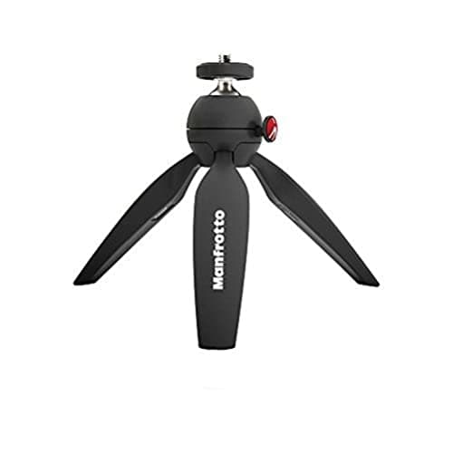 Manfrotto PIXI MTPIXIMII-B Table Tripod for Digital Camera, Made in Italy, Black - Image 2