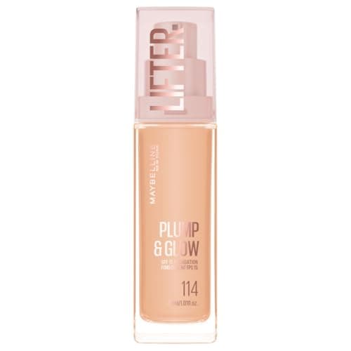 Maybelline New York Lifter Plump & Glow - Foundation - Plumps & Brightens Instantly - Even, Lifted & Radiant Finish - Shade 115 - 30ml - Image 3