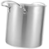Cabilock Marmite à Soupe Acier Inoxydable Cocotte pour Friture et Cuisson Casserole avec Double Poignée Compatible Gaz et Induction Usage Domestique et Professionnel - Image 2