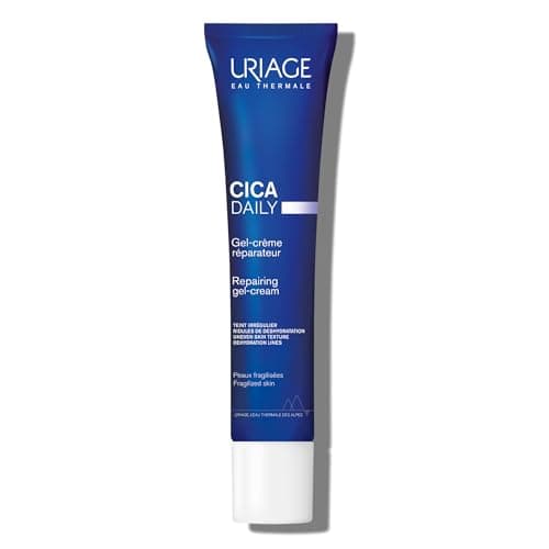 Uriage Bariederm-Cica Daily Gel-Crème Réparateur - Acide Hyaluronique, Centella Asiatica, Prébiotique - Stimule la Réparation de la Peau, Réequilibre le Microbiome - Non Parfumé, Non Comédogène - 40ml - Image 2