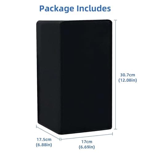 Tiardey Black Dust Cover for Xbox Series X Console, Anti-Scratch Protective Cover - Image 8
