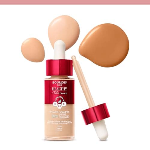 Bourjois Healthy Mix Clean fond de teint sérum - 55N - Beige profond, 30 ml - Image 4