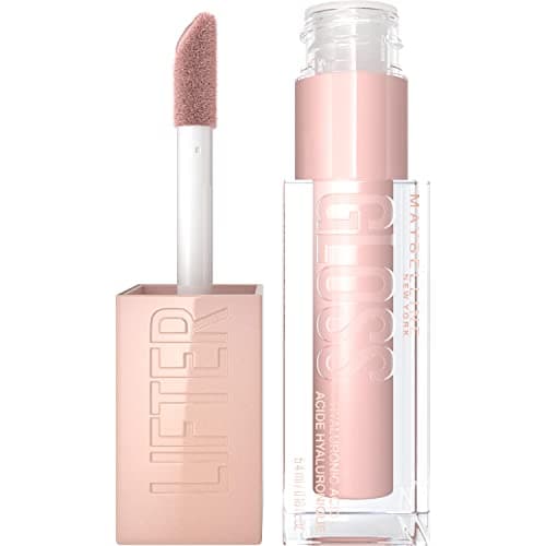 Maybelline New York - Moisturizing Lip Gloss & Instant Shine - Enriched with Hyaluronic Acid - Lifter Gloss - Shade : 002 Ice - Image 3