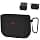 Geekria Silicone Case Compatible with Sony WF-1000XM3 Wireless Earbuds, Protective Case with Keychain Hook, Accessible Charging Port (Black) - Image 3