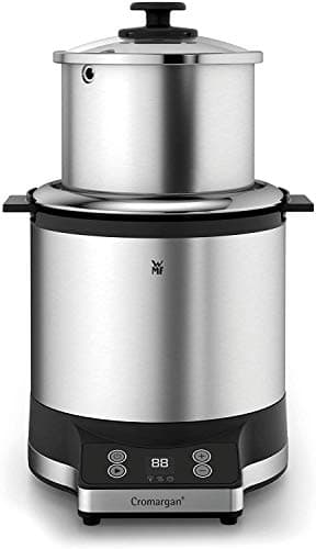 WMF KITCHENMINIS 0415260011 Rice Cooker, Capacity 1 L (250 g), Cooking Rice, Cereals, Vegetables (Steaming Basket Included), Elegant & Compact Stainless Steel Design, Timer & Keep Warm, 0415260011 - Image 6