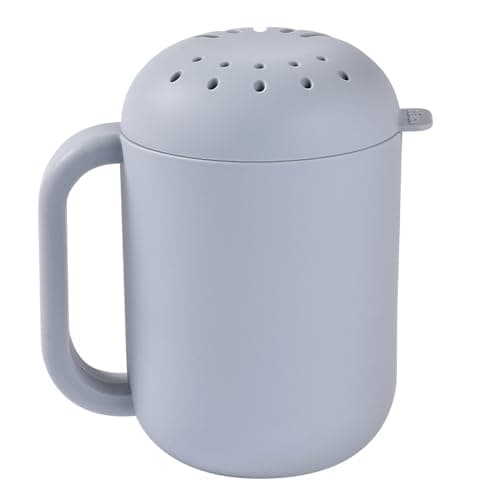 BÉABA, 2 in 1 Baby Head Rinse, Bath/Shower Watering Can, Bath Games, Hair Rinse and Bath Water Games, 2 Types of Hair, Removable Lid, Silicone, Pebble - Image 2