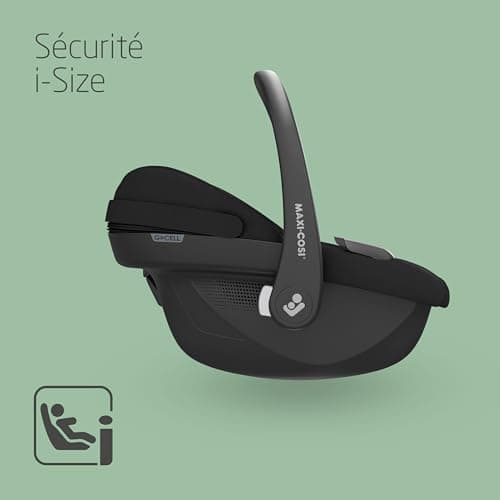 Maxi-Cosi Pebble S i-Size, Baby Car Seat, 0-15 Months, 0-13 kg, 40-83 cm, Isofix Lightweight Car Seat, Click & Go Installation, G-CELL Side Shock Protection, Reducer Cushion, Tonal Black - Image 3