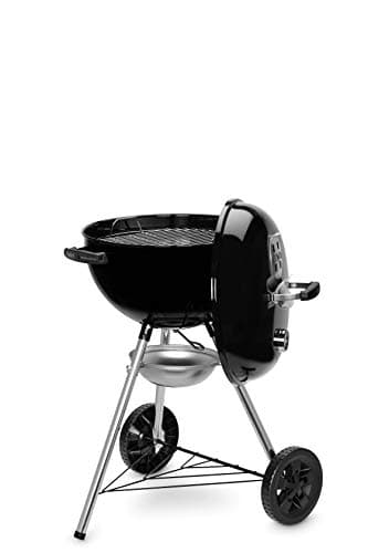 Weber Kettle E-4710 Original Charcoal Barbecue / Enamelled Steel Lid and Bowl 47 cm Cooking Surface One-Touch Cleaning System Lid Thermometer Tripod Black - Image 4