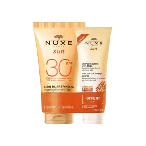 Nuxe Sun Lait Solaire Fondant Visage et Corps SPF30 150 ml + Shampoing Douche Après-Soleil 100 ml Offert - Image 2