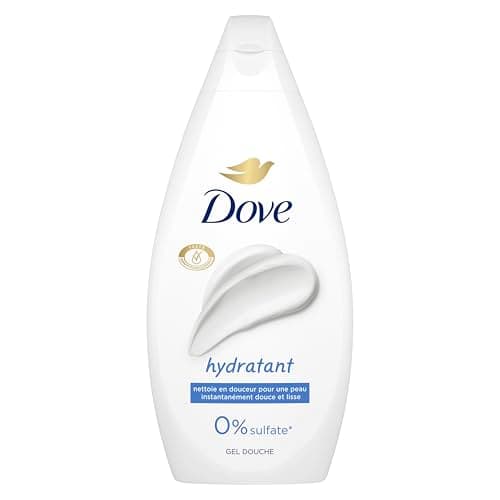 DOVE - Gel Douche - Essentiel Hydratant - Nettoie en douceur et adoucit la peau - Testé dermatologiquement - 0% Sulfate (lot promo de 2x 450ml) - Image 4