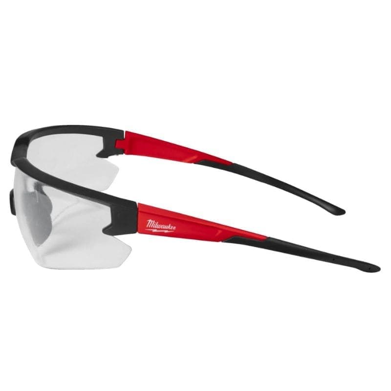 Milwaukee Clear Protective Glasses Scratch Resistant Anti-Fog One Size 4932478763 Red - Image 2