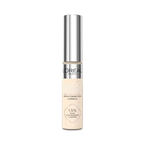 L'Oréal Paris - Luminous Correcting Serum - Corrects dark circles & moisturizes - Formula with Hyaluronic Acid & Caffeine - Perfect Match - Shade: 1N - 12ml - Image 3