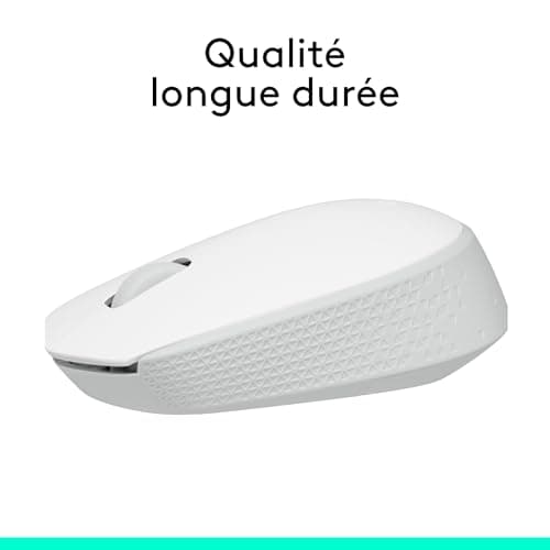 Logitech M171 Wireless Mouse for PC, Mac, Laptop, 2.4GHz with Mini USB Receiver, Optical Tracking, 12 Months Battery Life, Ambidextrous - White - Image 6